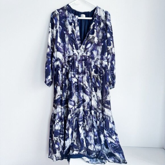 Wilfred Barossa Abstract Print Casual everyday Midi Dress 2XS Oversized - Picture 4 of 7
